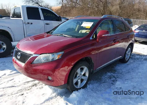 2010 Lexus Rx 350 z USA, uszkodzony, nr VIN 2T2BK1BA7AC050198